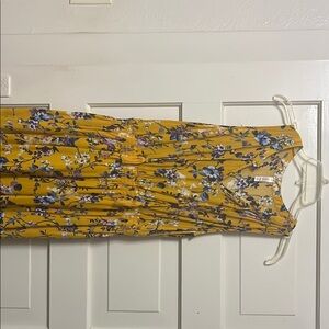 Floral Yellow Dress